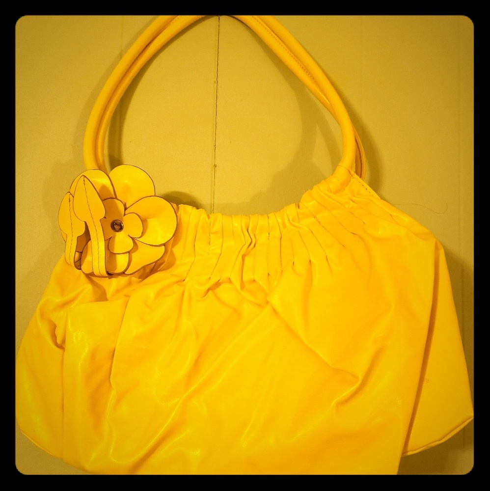 Yellow Flower Purse